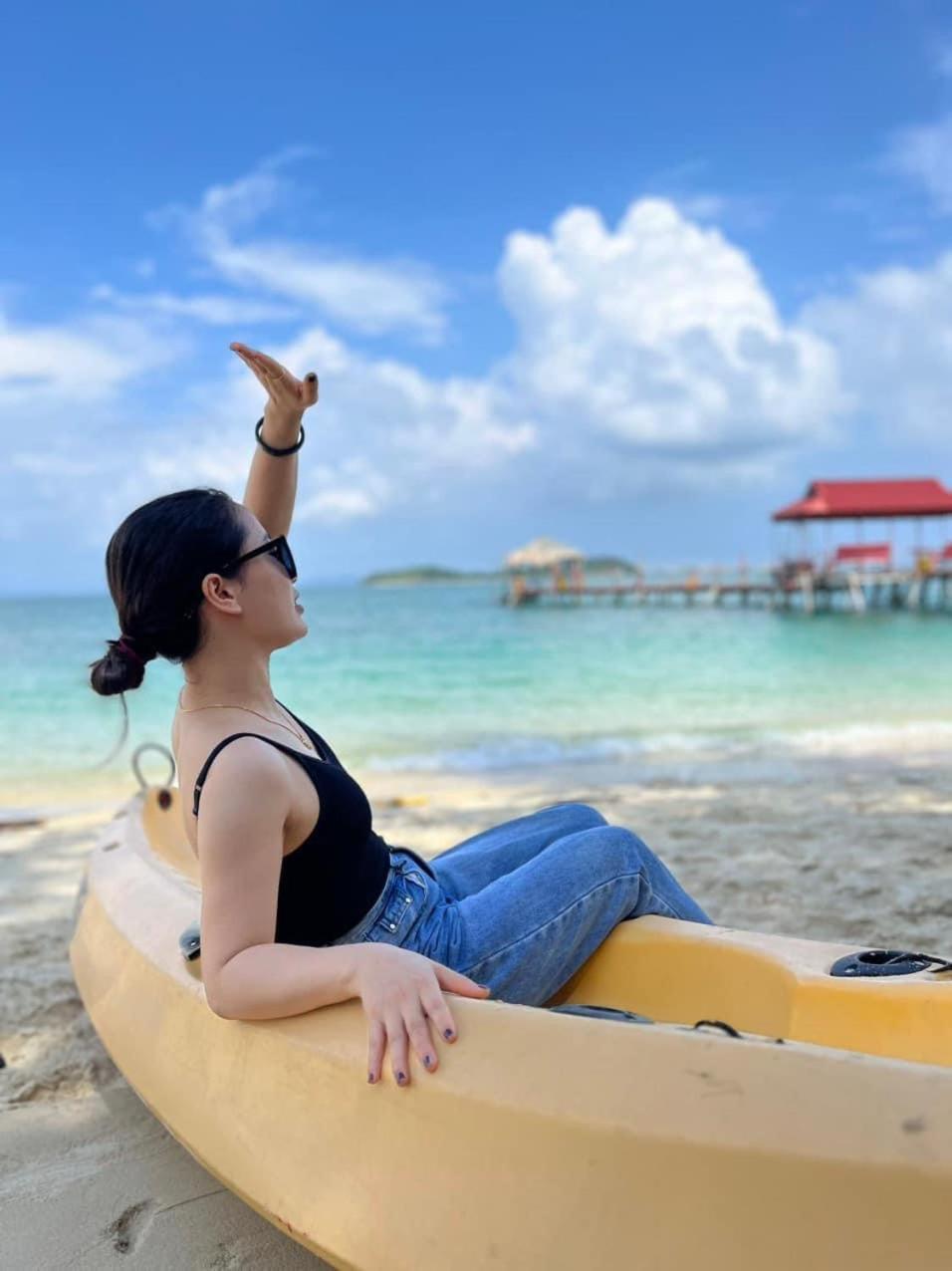 Hottel Hung Phuong Co To Hotel Dao Co To Luaran gambar